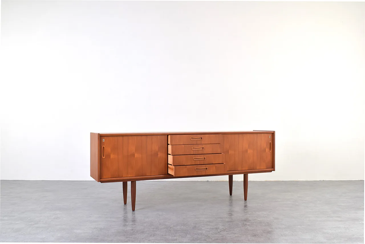 Sideboard in teak danese, anni '60 6