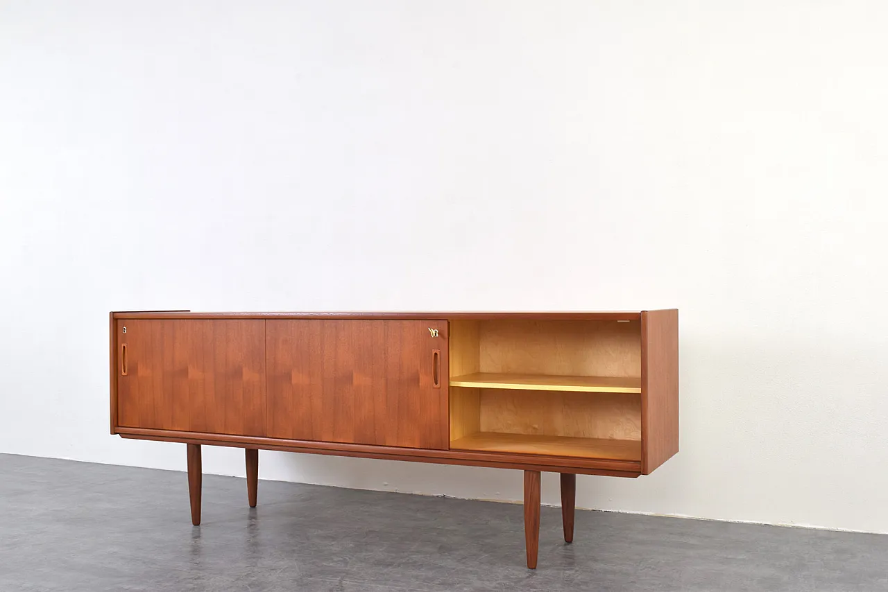 Sideboard in teak danese, anni '60 12