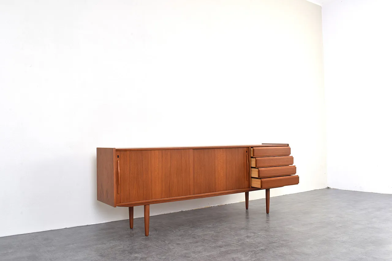 Credenza Mid-Century in teak, Danimarca, anni '60 11
