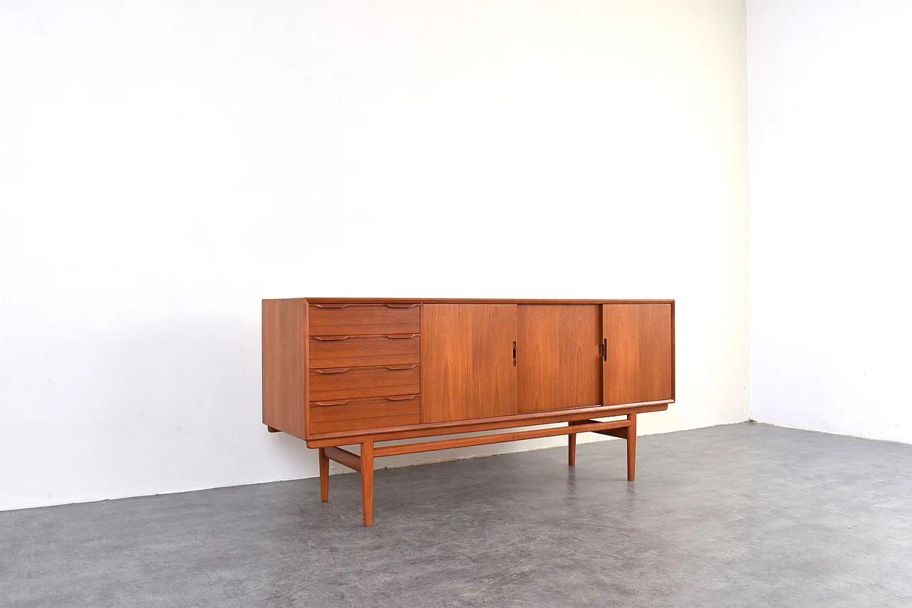 Credenza Mid-Century in teak, Danimarca, anni '60 10