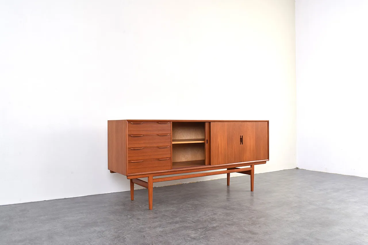 Credenza Mid-Century in teak, Danimarca, anni '60 12