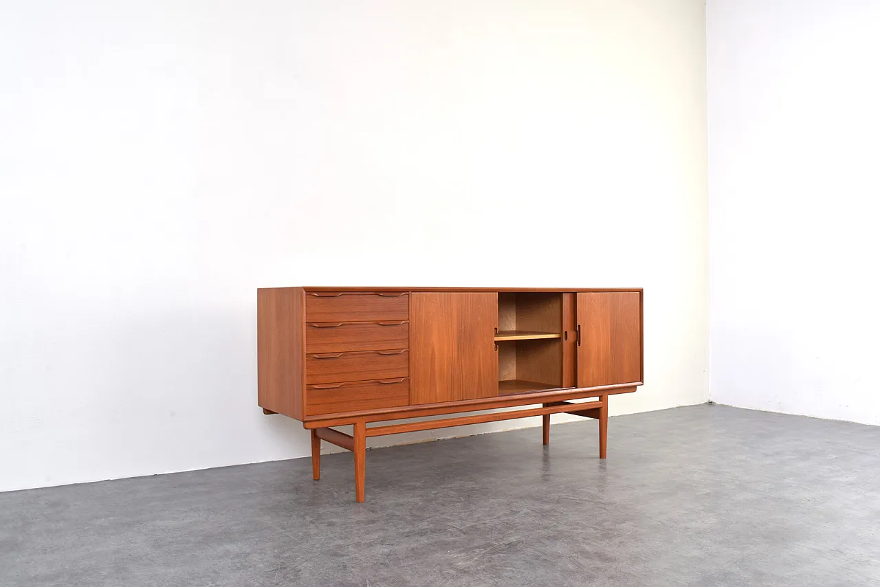Credenza Mid-Century in teak, Danimarca, anni '60 13