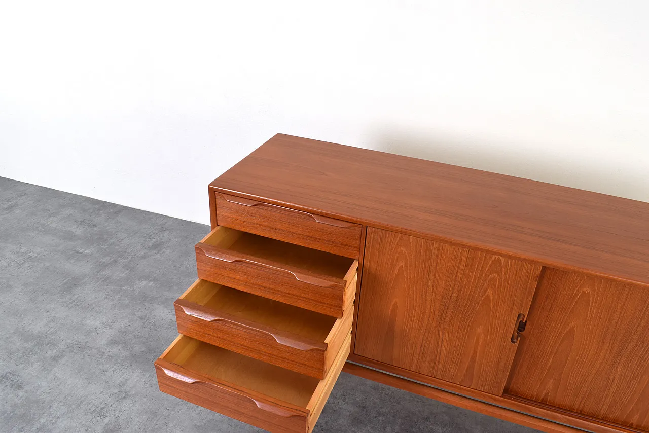 Credenza Mid-Century in teak, Danimarca, anni '60 20