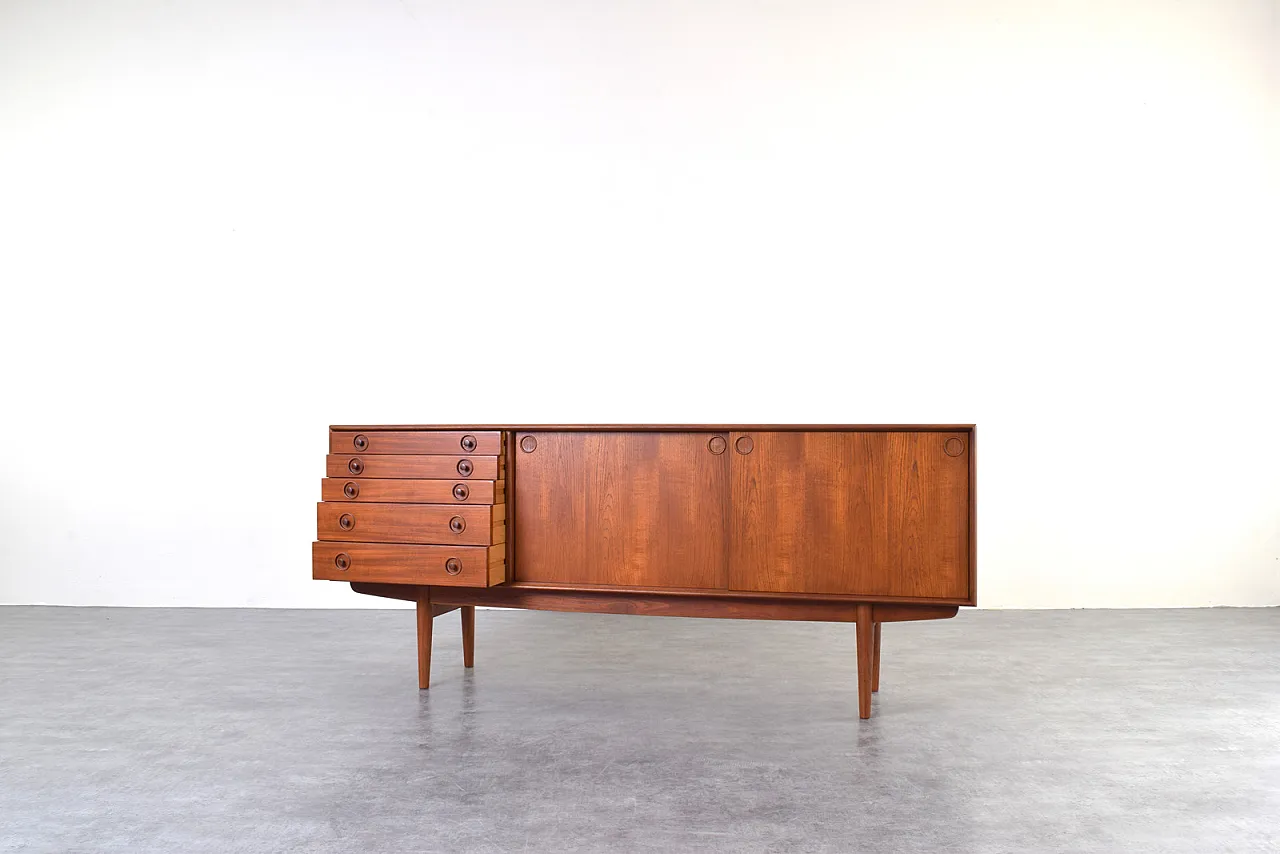 Sideboard di teak norvegese della metà del secolo da Bruksbo, anni '60 6