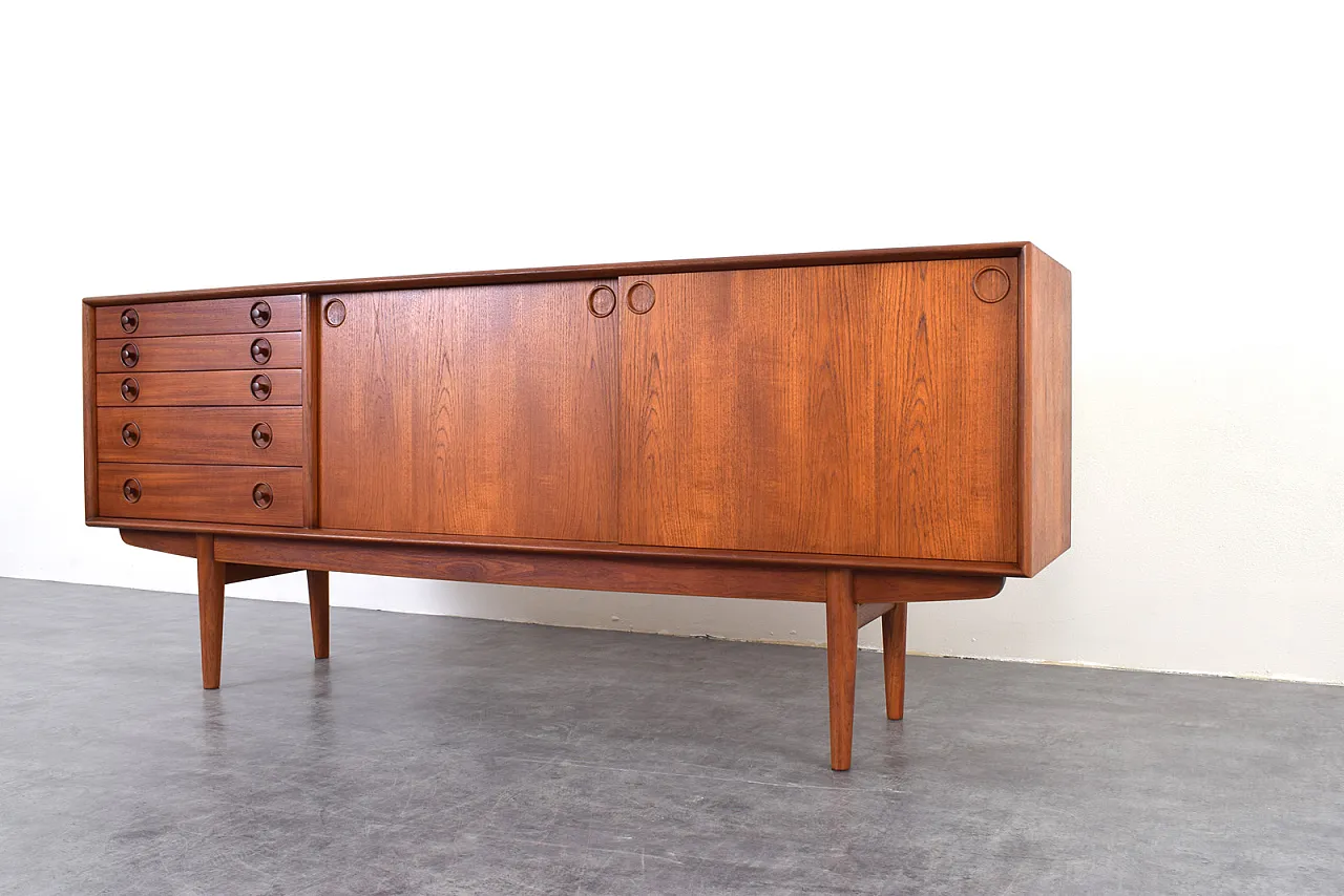 Sideboard di teak norvegese della metà del secolo da Bruksbo, anni '60 16
