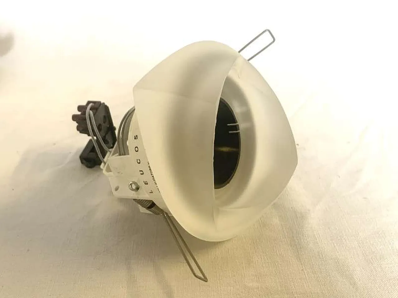 Murano glass spotlight by Toso, Massari e Associati for Leucos, 1980s 2