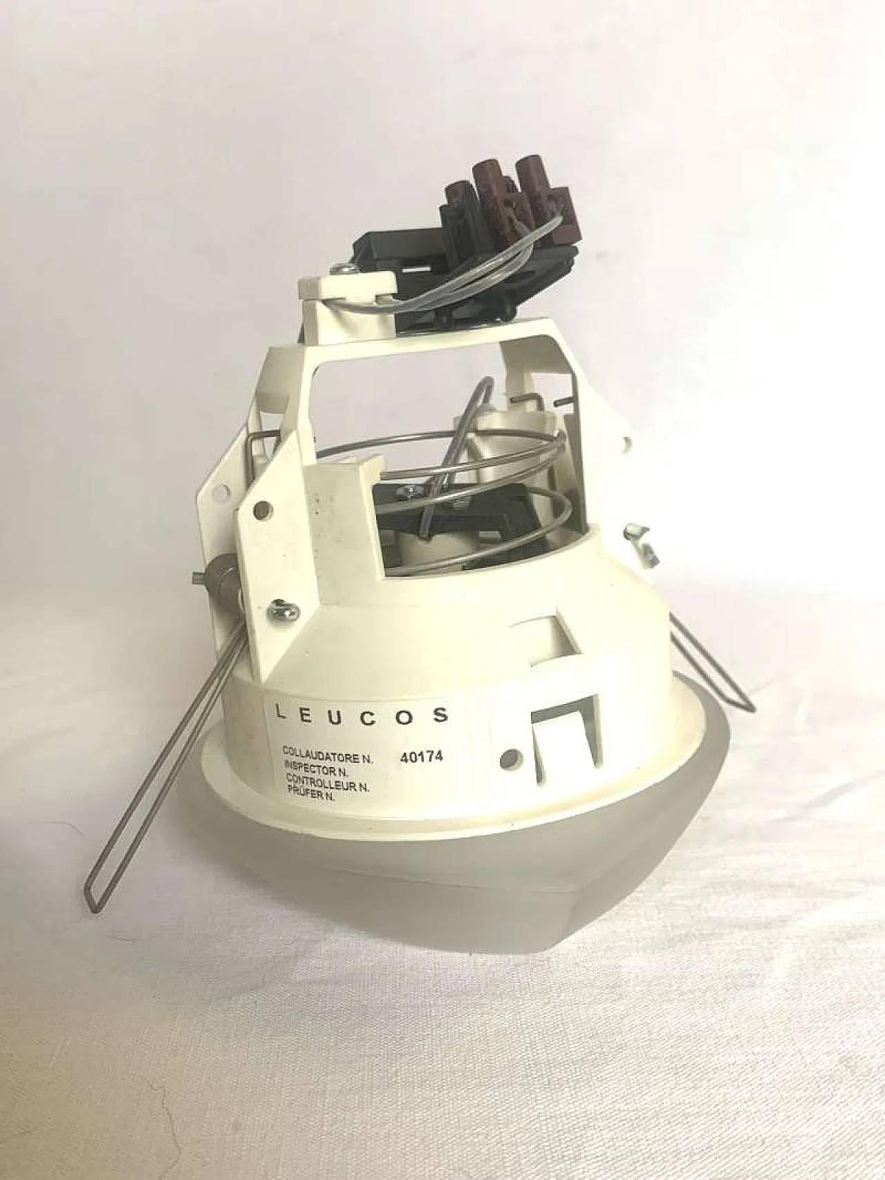 Murano glass spotlight by Toso, Massari e Associati for Leucos, 1980s 3