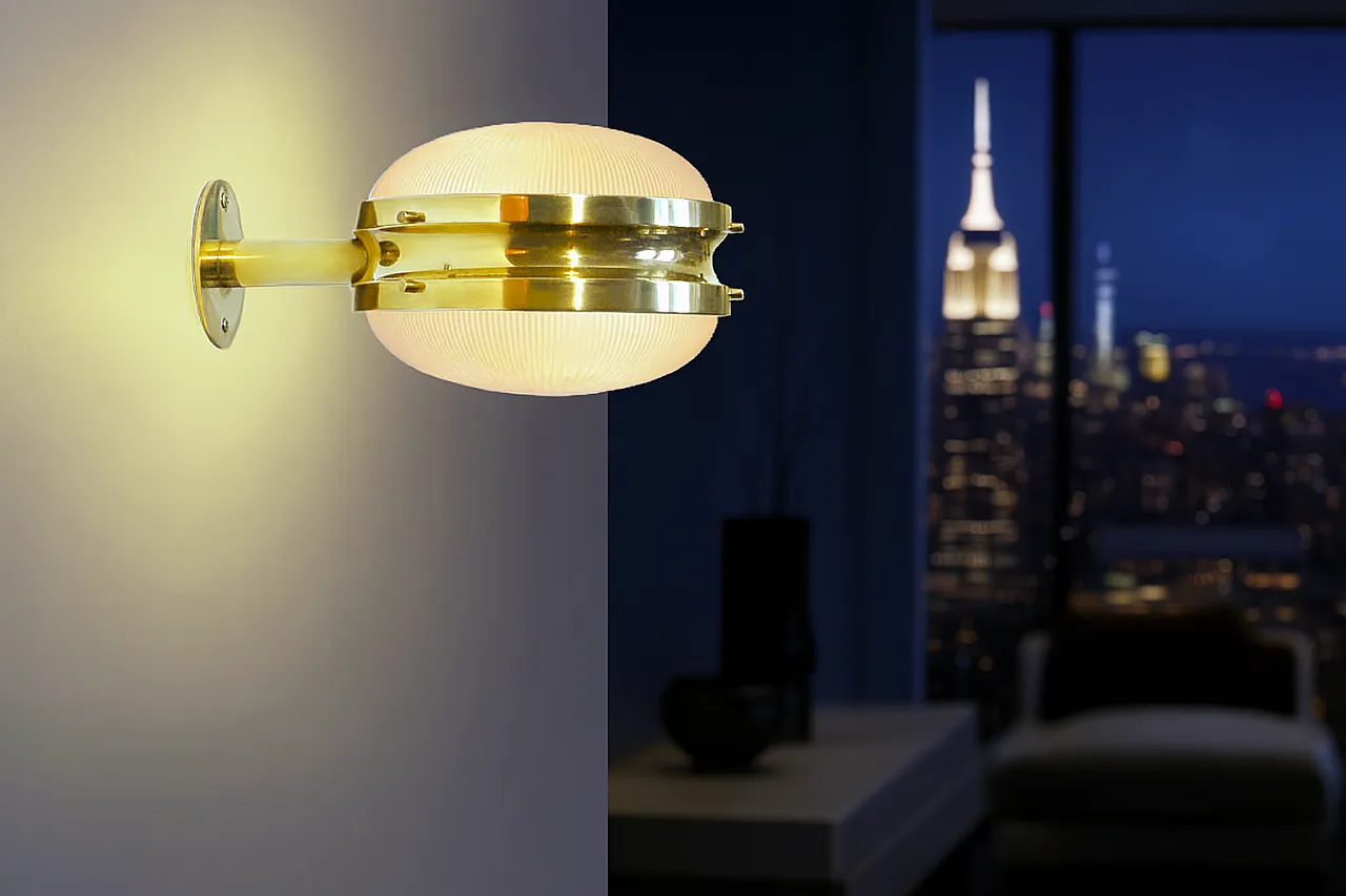 Lampada da parete Gamma di Sergio Mazza per Artemide, anni '60 1