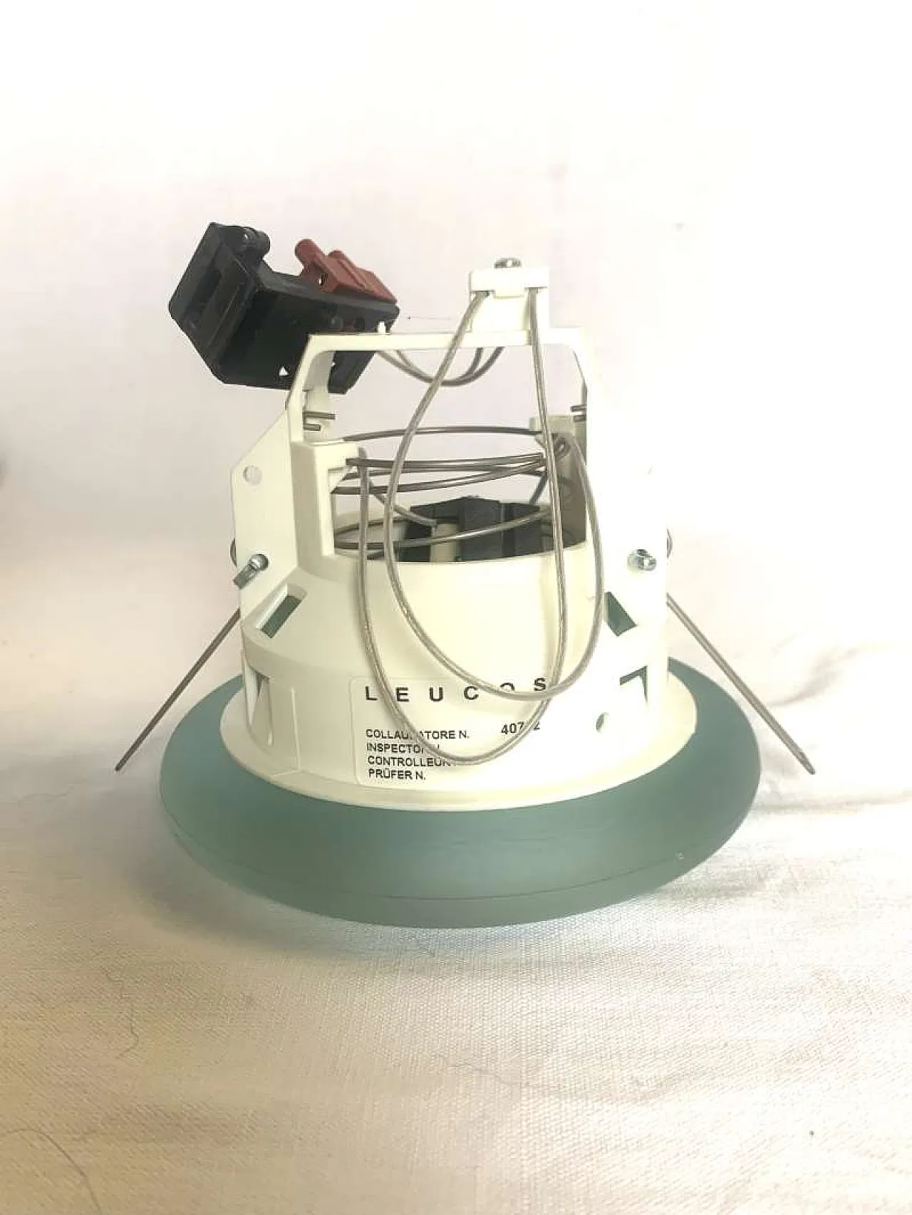 Faretto VAN 2 in vetro di Murano di Roberto Pamio per Leucos, anni '80 3