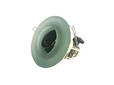 Faretto VAN 2 in vetro di Murano di Roberto Pamio per Leucos, anni '80