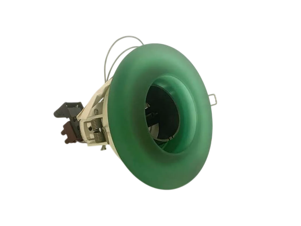 Faretto a incasso VAN 2 in vetro di Roberto Pamio per Leucos, anni '80 4