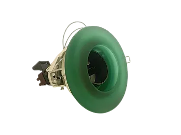 Faretto a incasso VAN 2 in vetro di Roberto Pamio per Leucos, anni '80