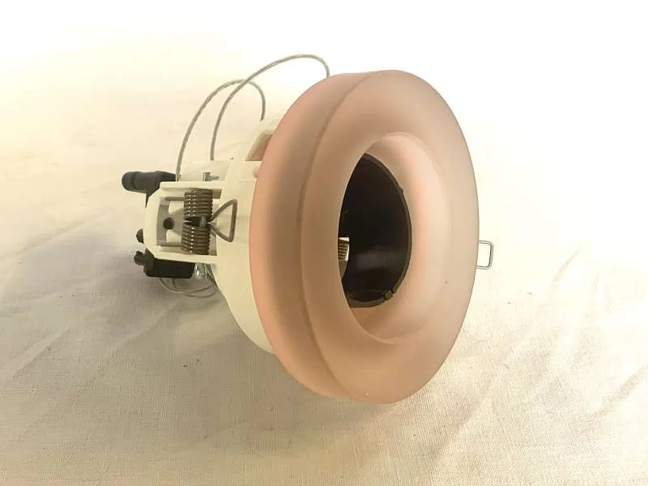 Recessed Murano glass spotlight by Roberto Pamio for Leucos, 1980s 1