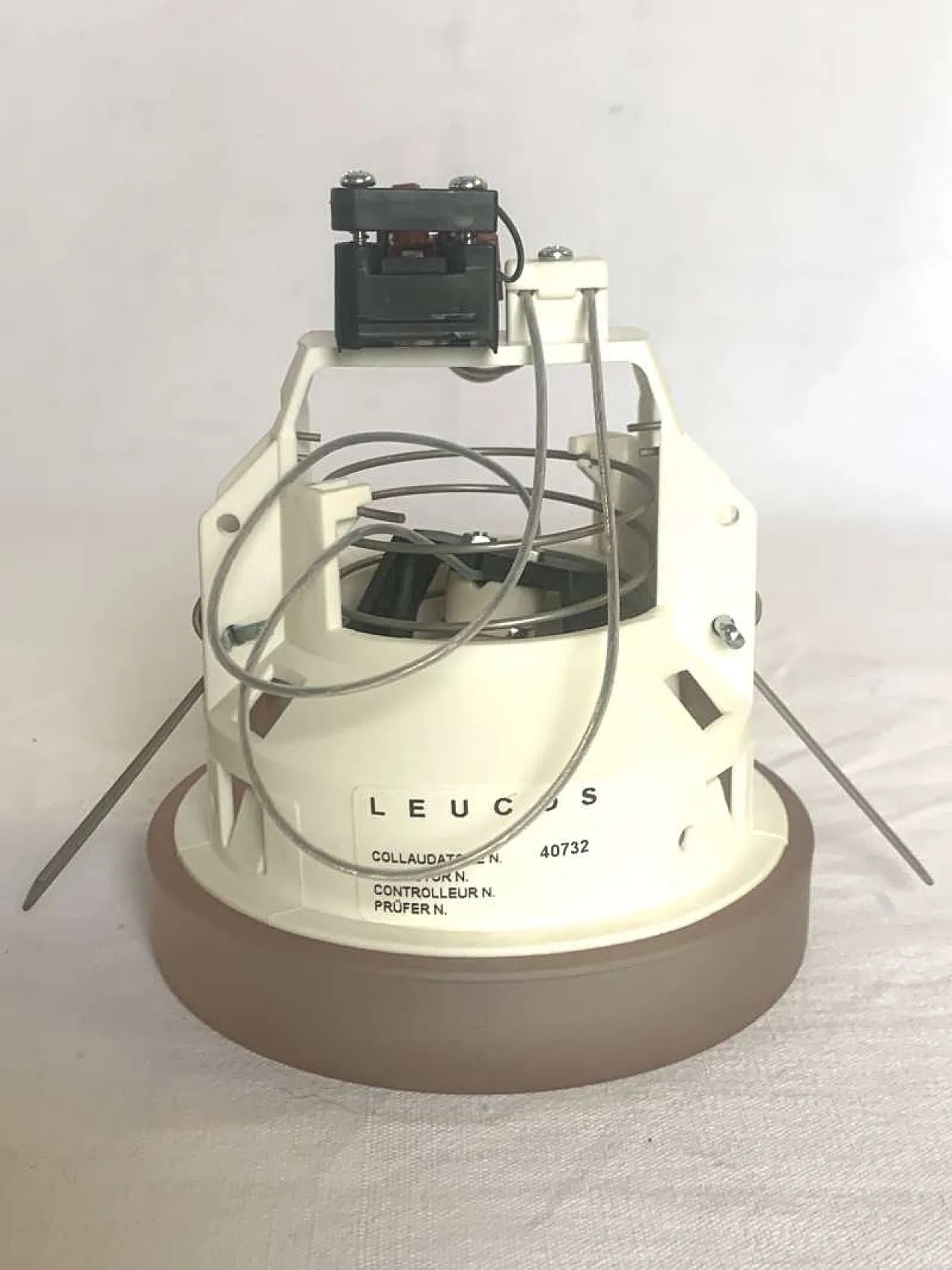 Recessed Murano glass spotlight by Roberto Pamio for Leucos, 1980s 3