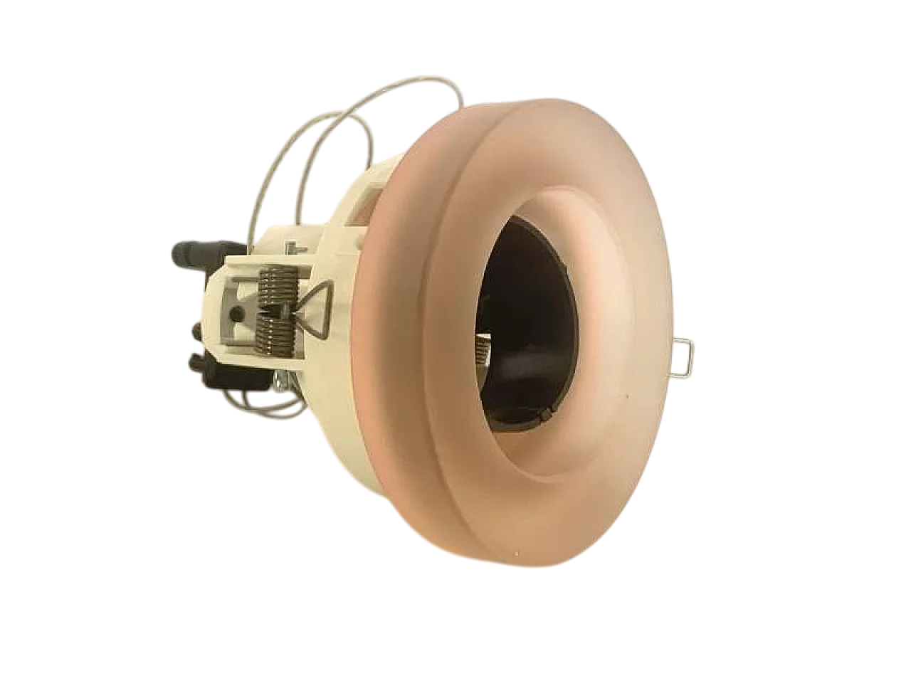 Recessed Murano glass spotlight by Roberto Pamio for Leucos, 1980s 4