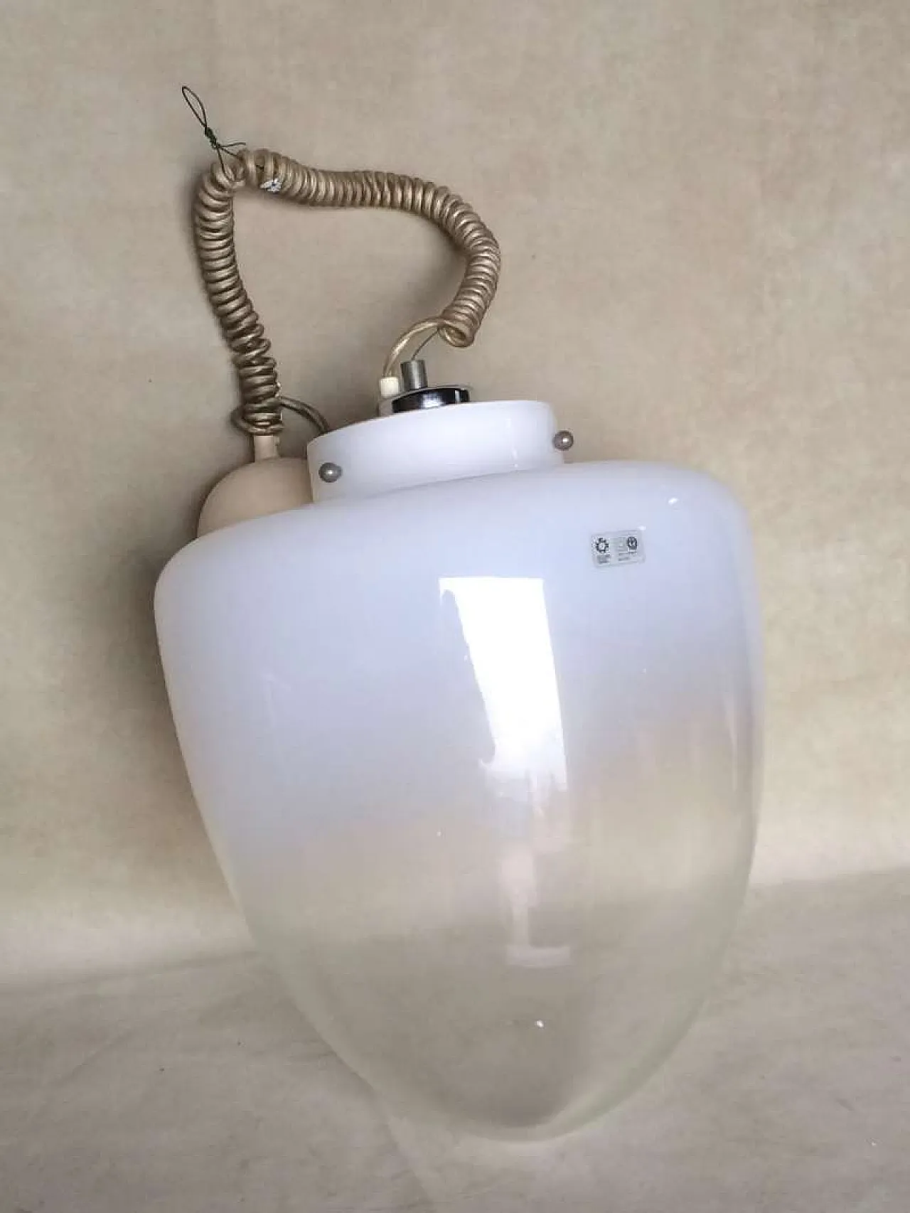 Sospensione EBE in vetro di Murano di Renato Toso per Leucos, anni '70 8