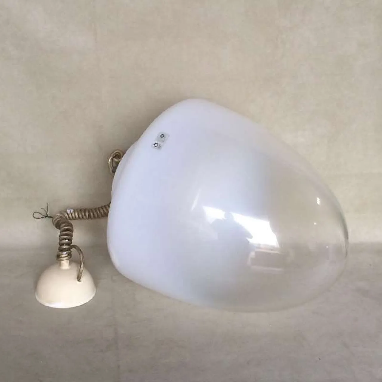 Sospensione EBE in vetro di Murano di Renato Toso per Leucos, anni '70 11