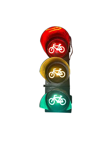 Semaforo per biciclette con spina elettrica, '900