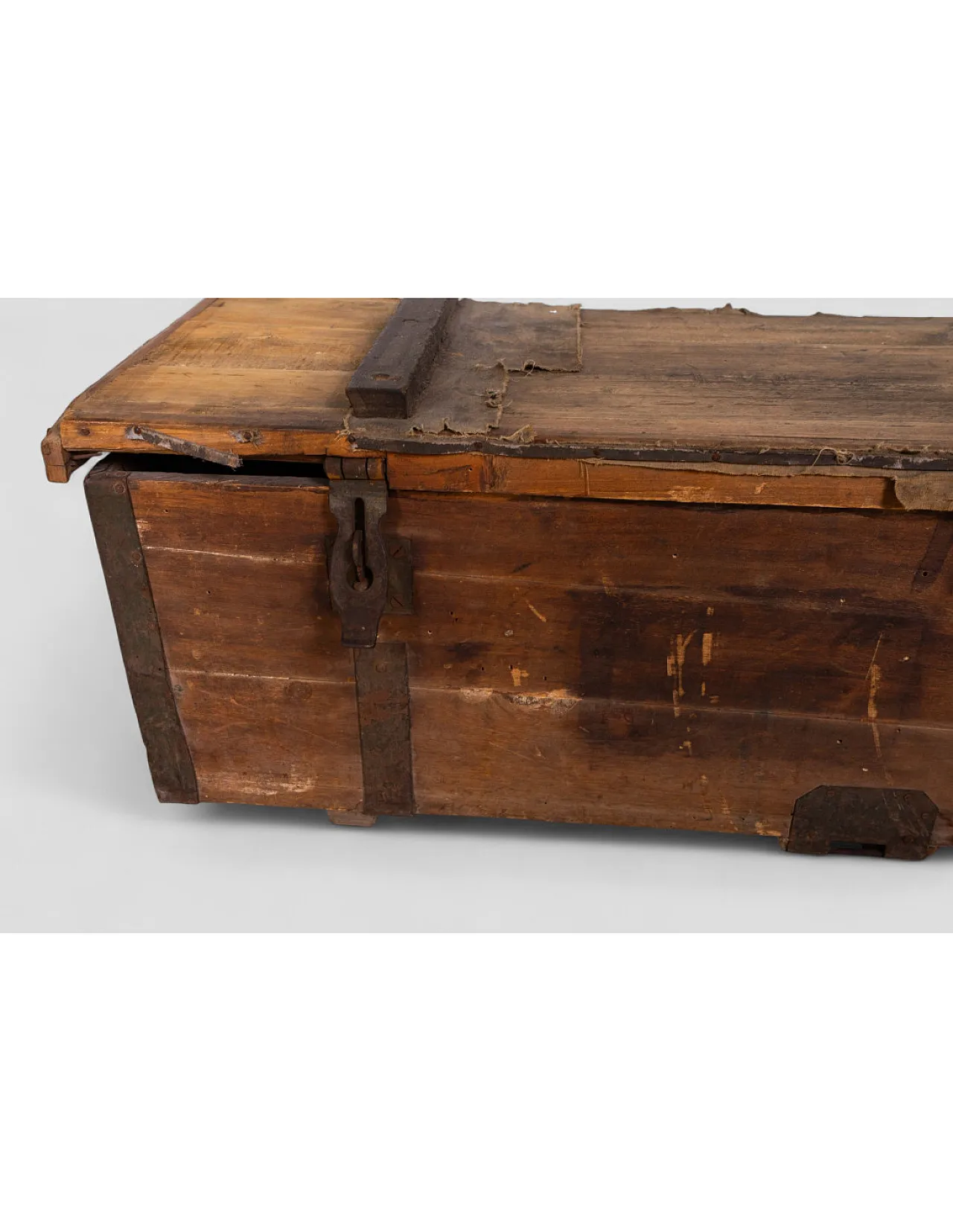 Baule da viaggio in legno e ferro, '900 6