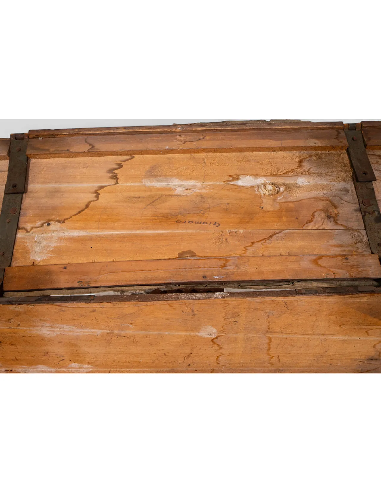 Baule da viaggio in legno e ferro, '900 10