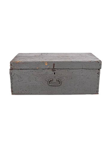 Baule militare in legno massello, anni ’40