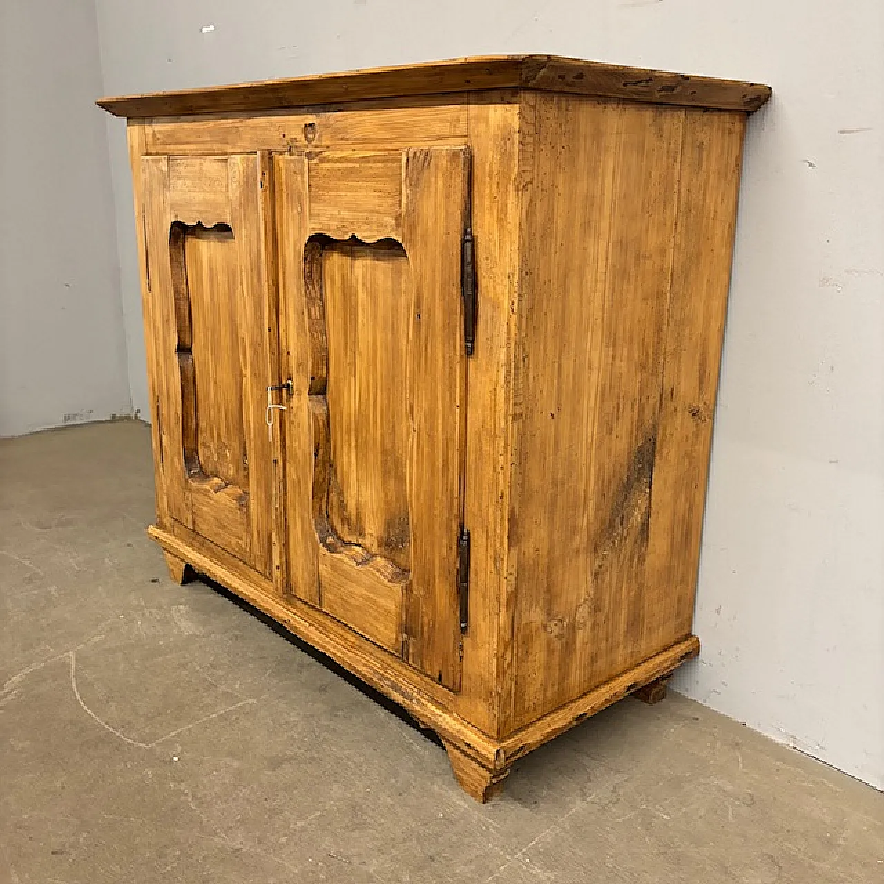 Credenza abete legno chiaro, fine '800 2