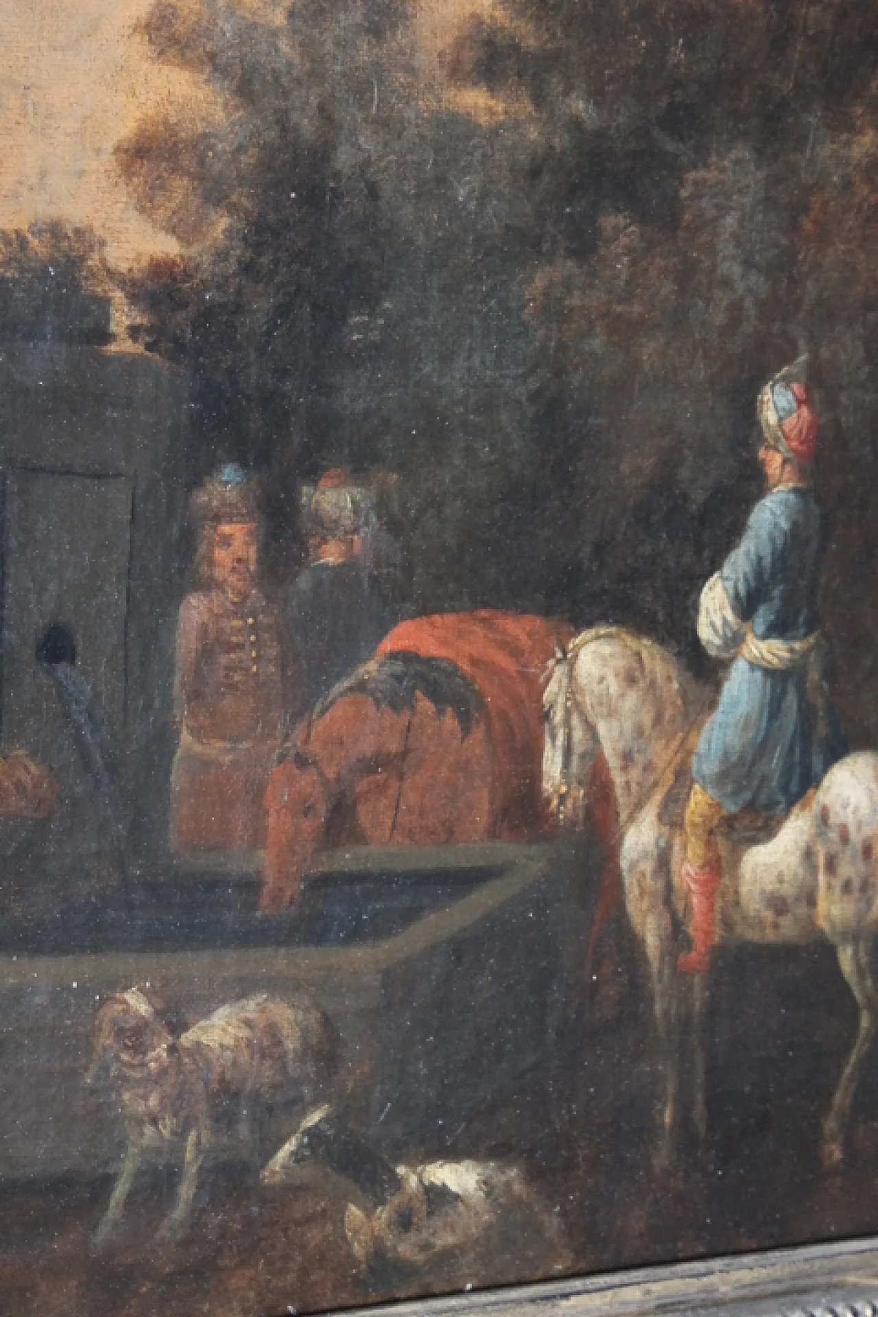 Flemish oil painting on canvas early 19th century 8