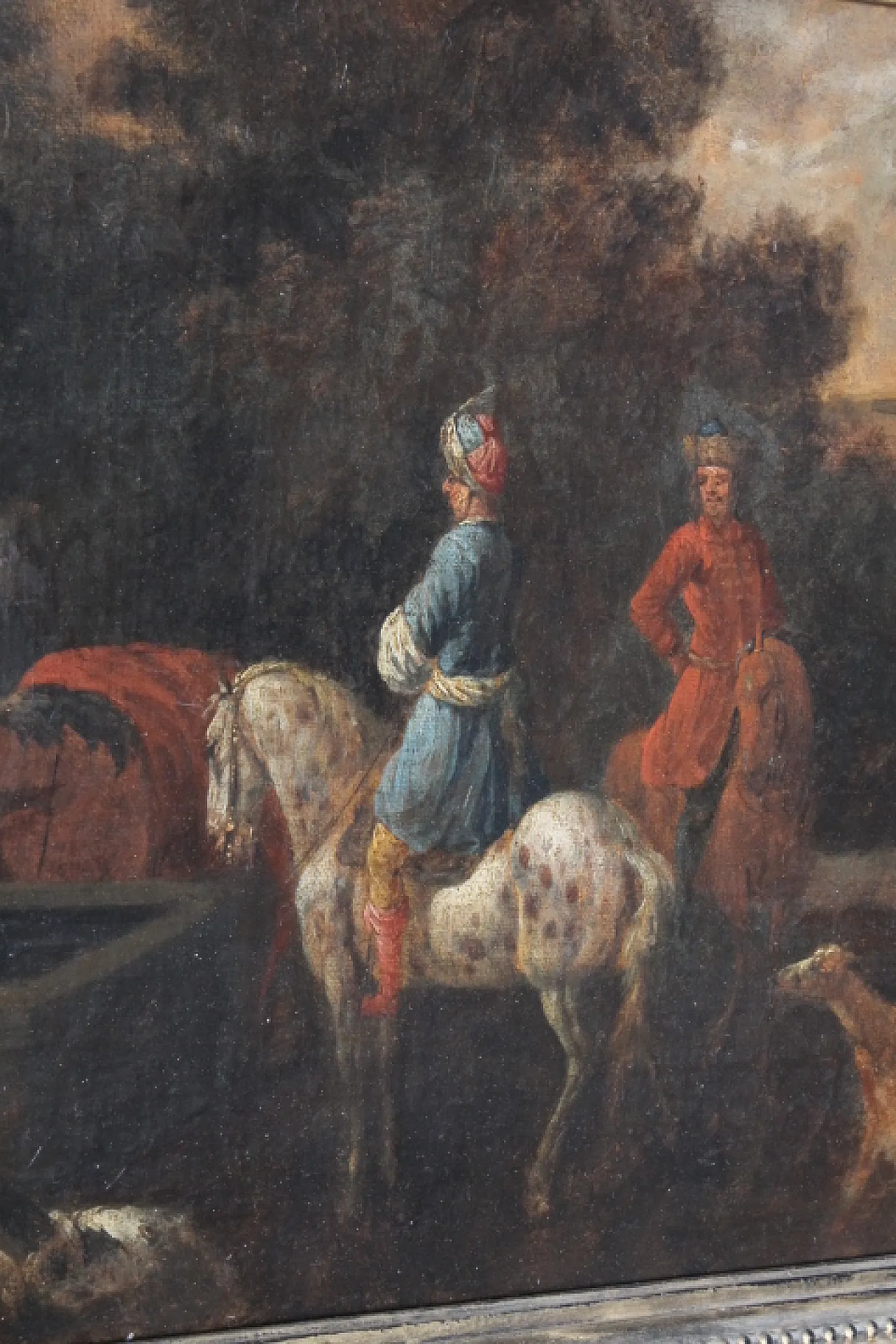 Flemish oil painting on canvas early 19th century 9