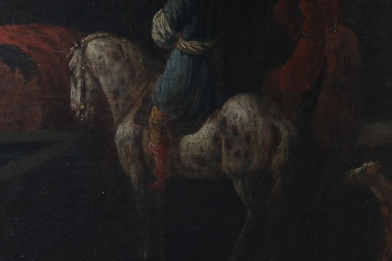 Flemish oil painting on canvas early 19th century 10