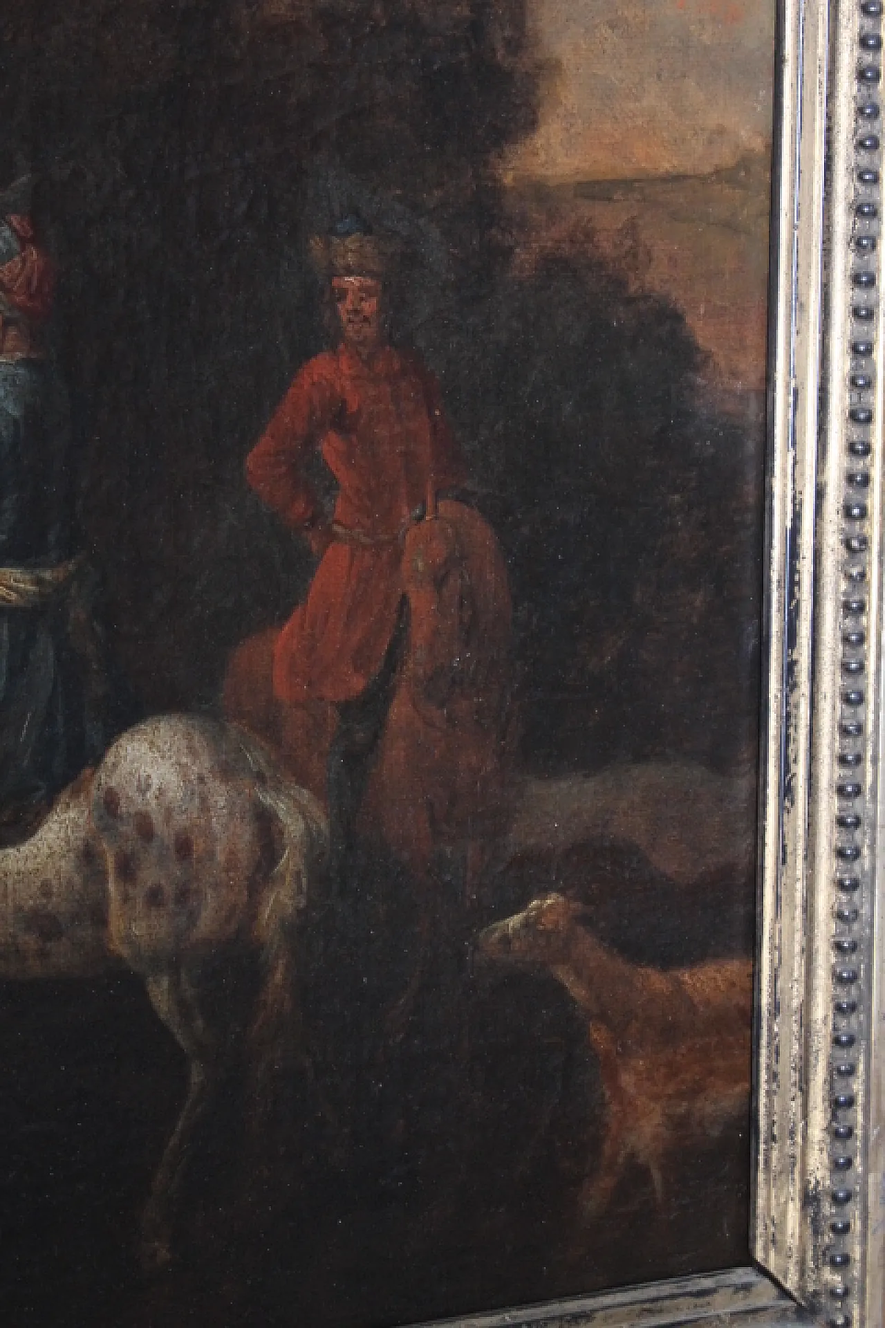 Flemish oil painting on canvas early 19th century 12