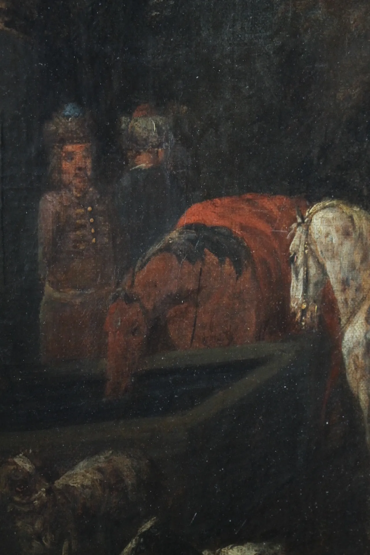 Flemish oil painting on canvas early 19th century 14