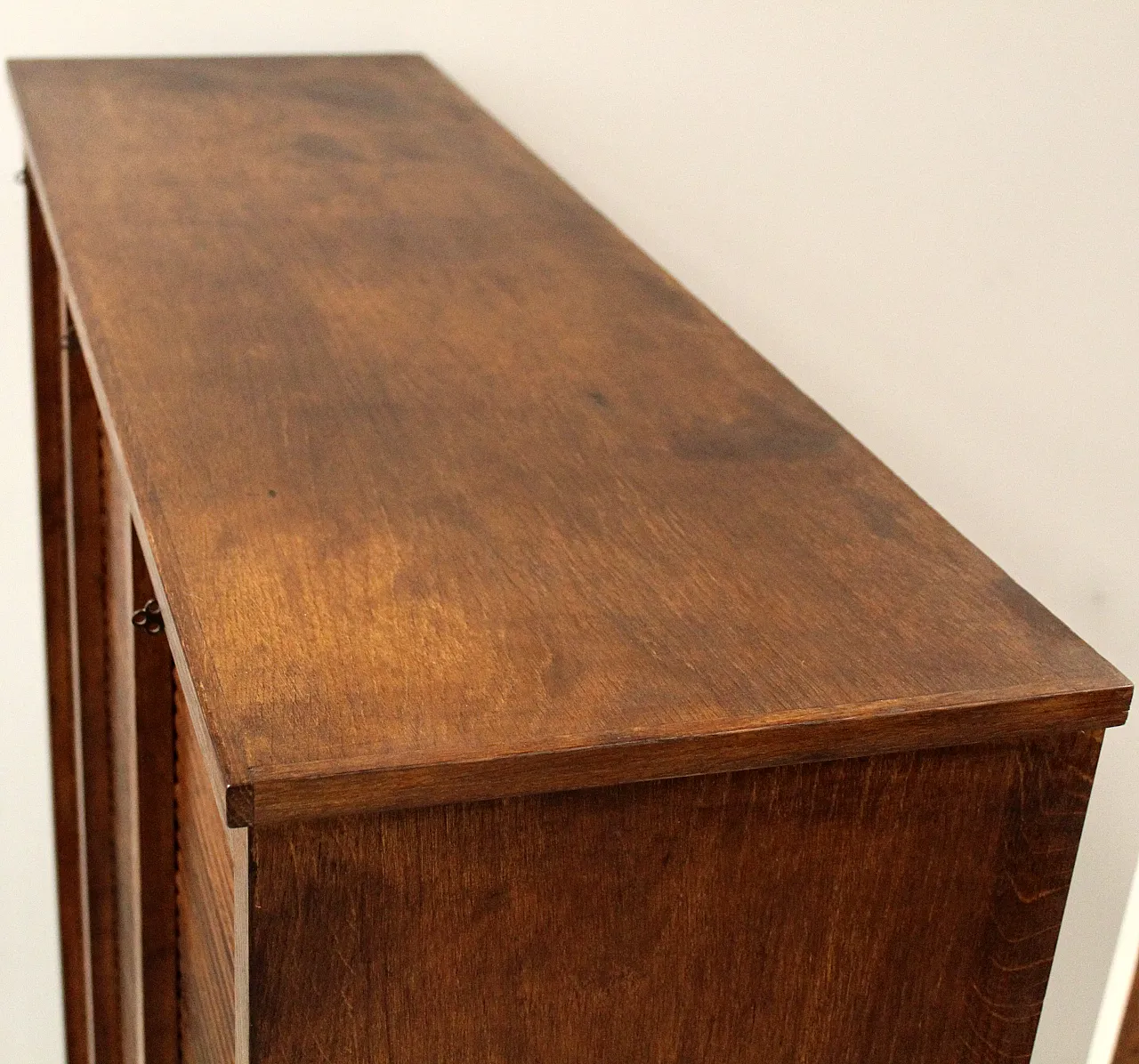 Filing cabinet with oak archive filing shutter, early 1900s 8