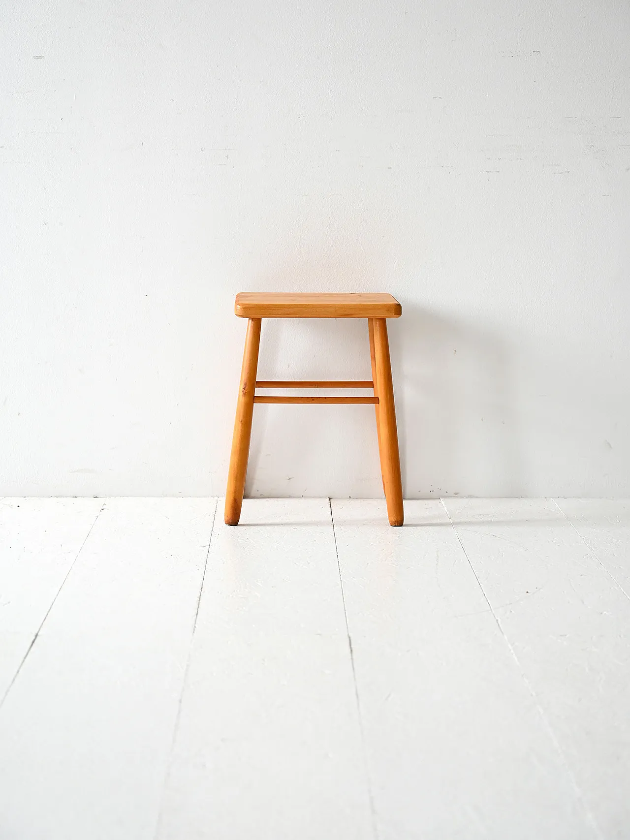 Scandinavian Stool in 1950s oak 1