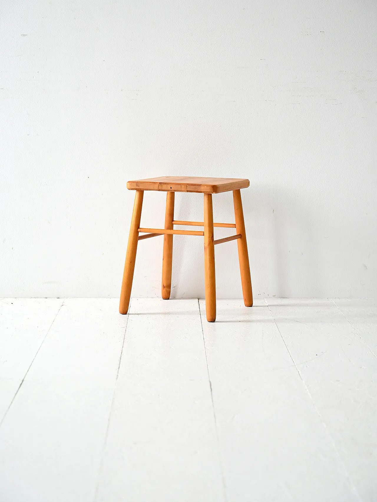 Scandinavian Stool in 1950s oak 2