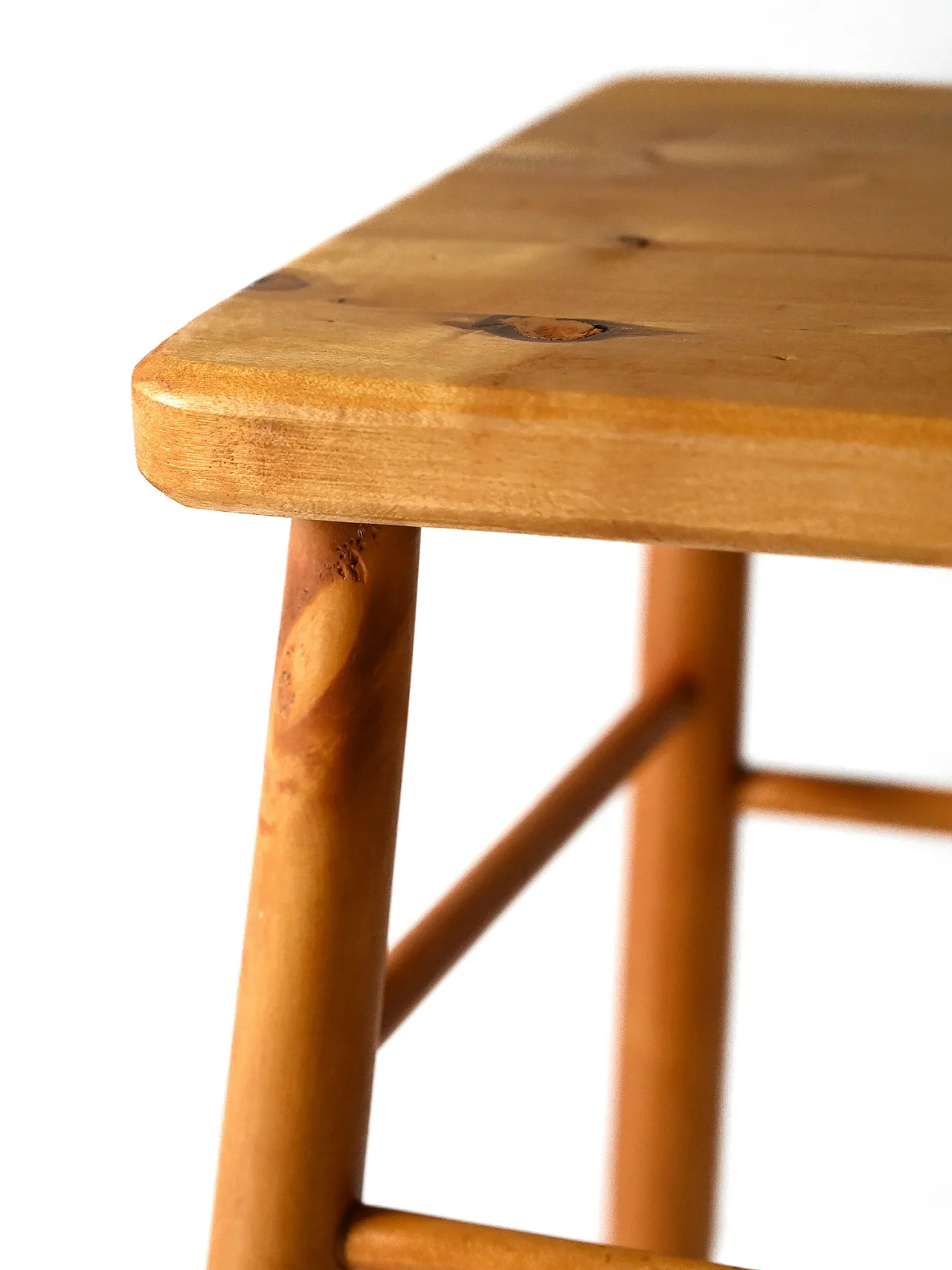 Scandinavian Stool in 1950s oak 4