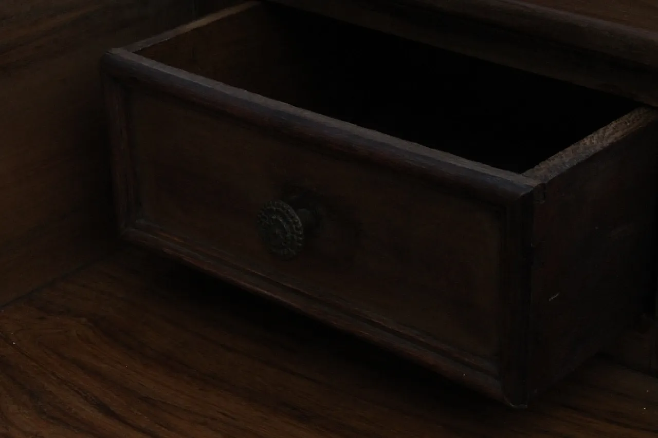 Cassettiera Toilette Francia quattro cassetti in noce,  fine '800 7