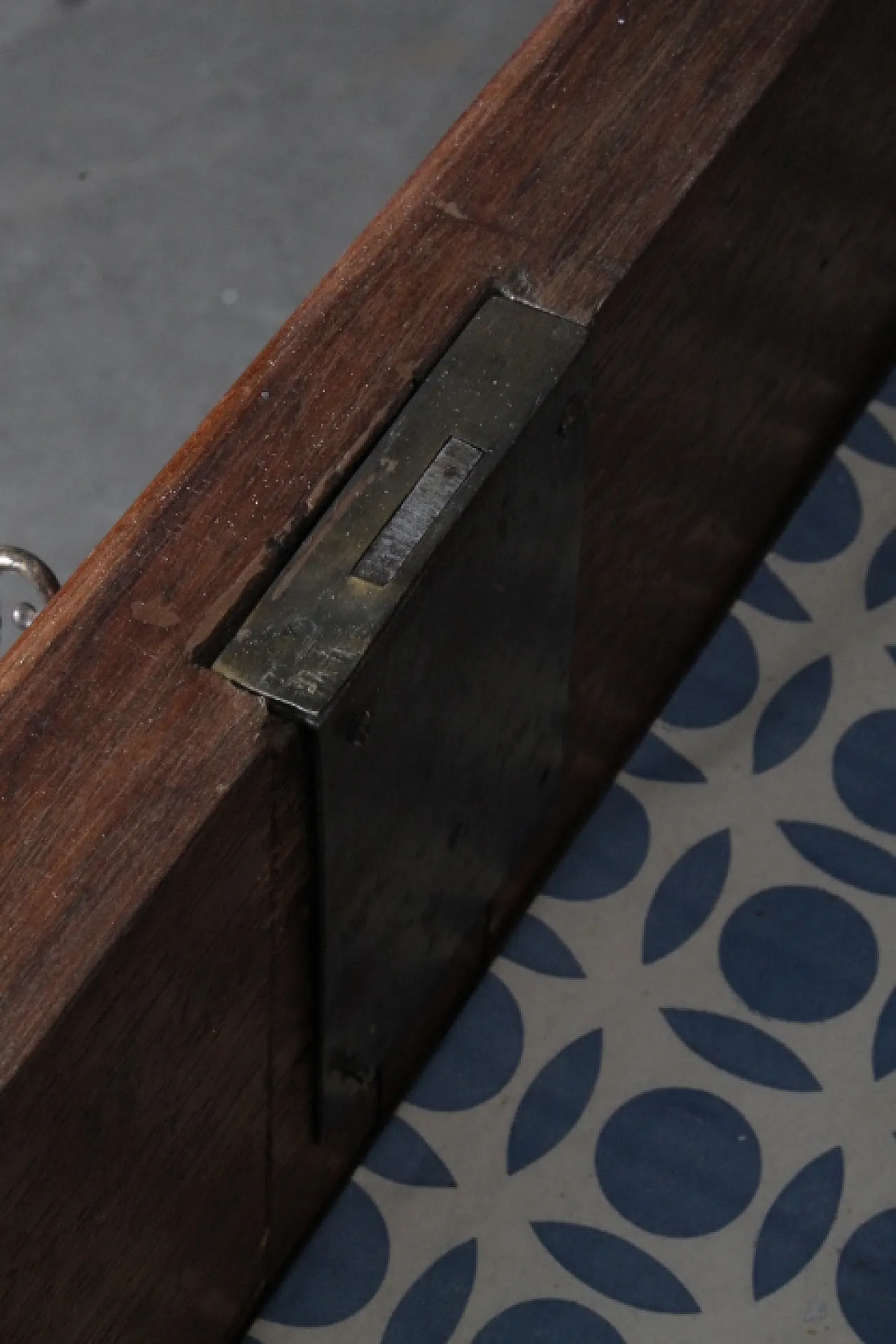 Cassettiera Toilette Francia quattro cassetti in noce,  fine '800 9