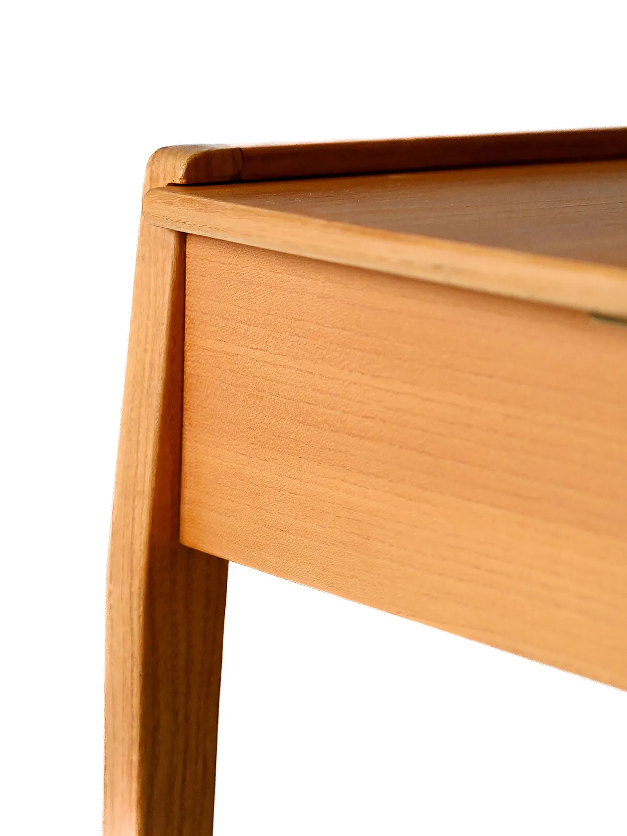 Scandinavian coffee table in elm with storage compartment, 1960s 9