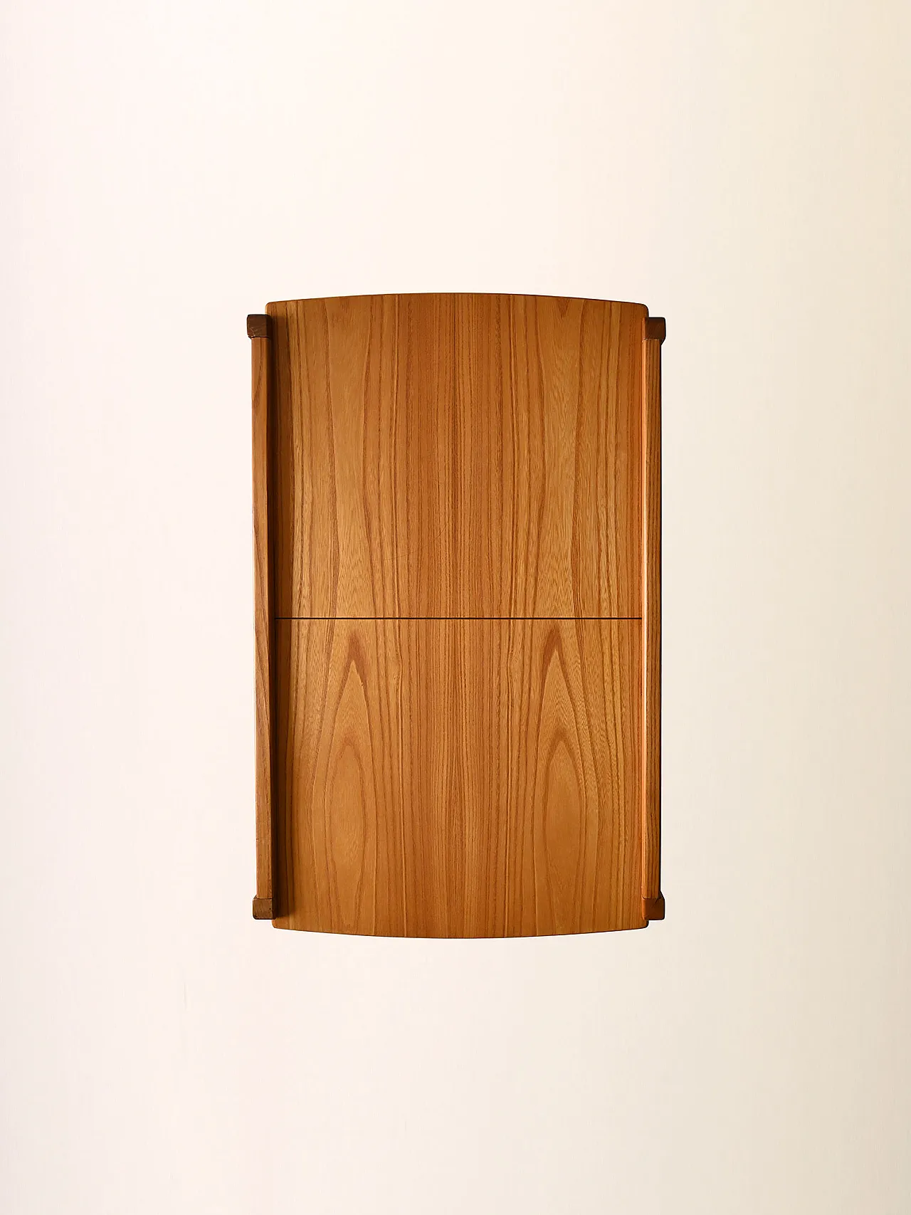 Scandinavian coffee table in elm with storage compartment, 1960s 10