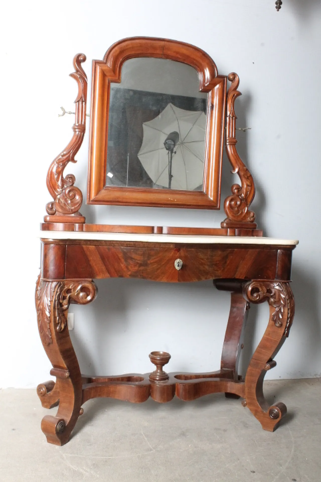 Splendida Console toilette Luigi Filippo Napoli, metà '800 12