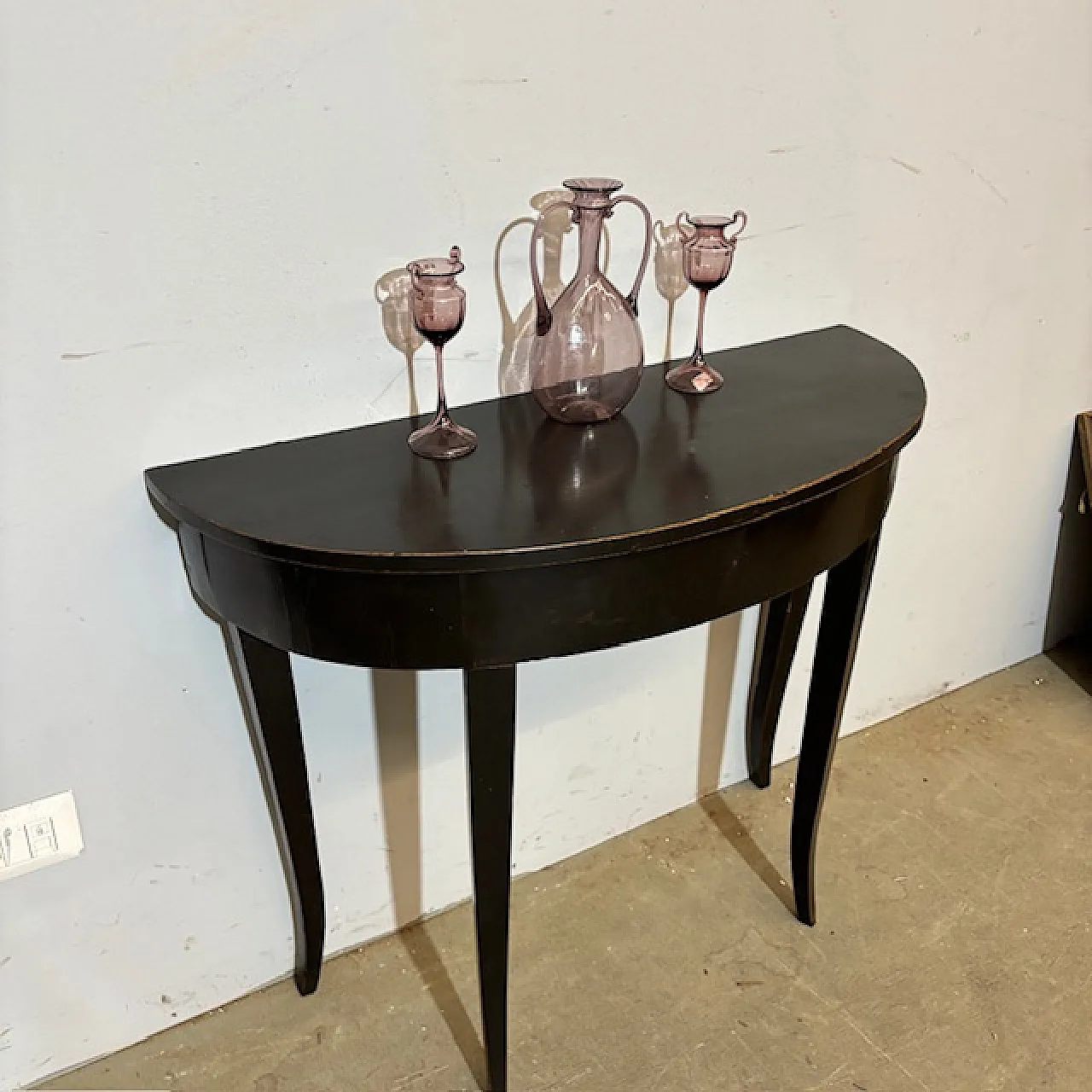 Trittico in vetro rosa  Amatista  Zecchin Cappellin Murano, 1920 2