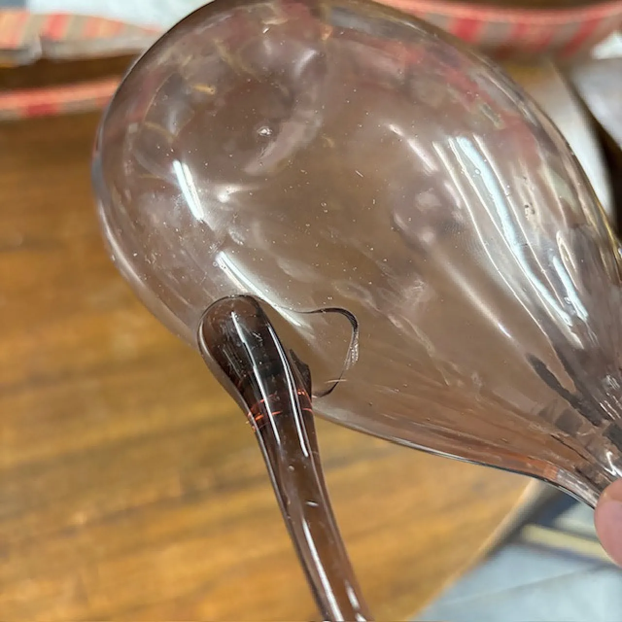 Trittico in vetro rosa  Amatista  Zecchin Cappellin Murano, 1920 10