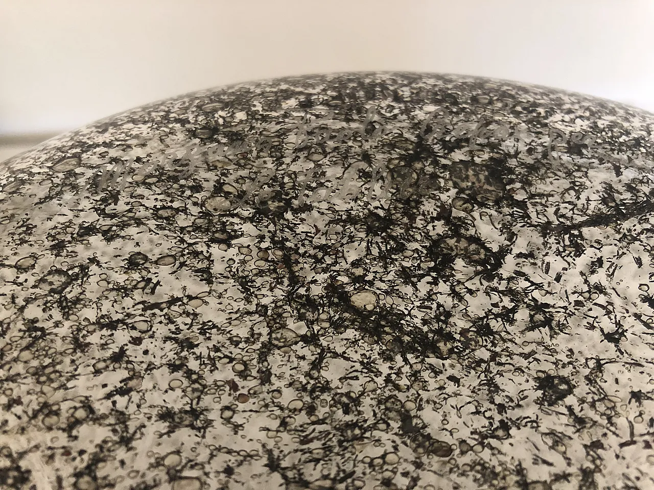 Vaso in vetro di Murano con filamenti organici di Paolo Crepax, 2000 1