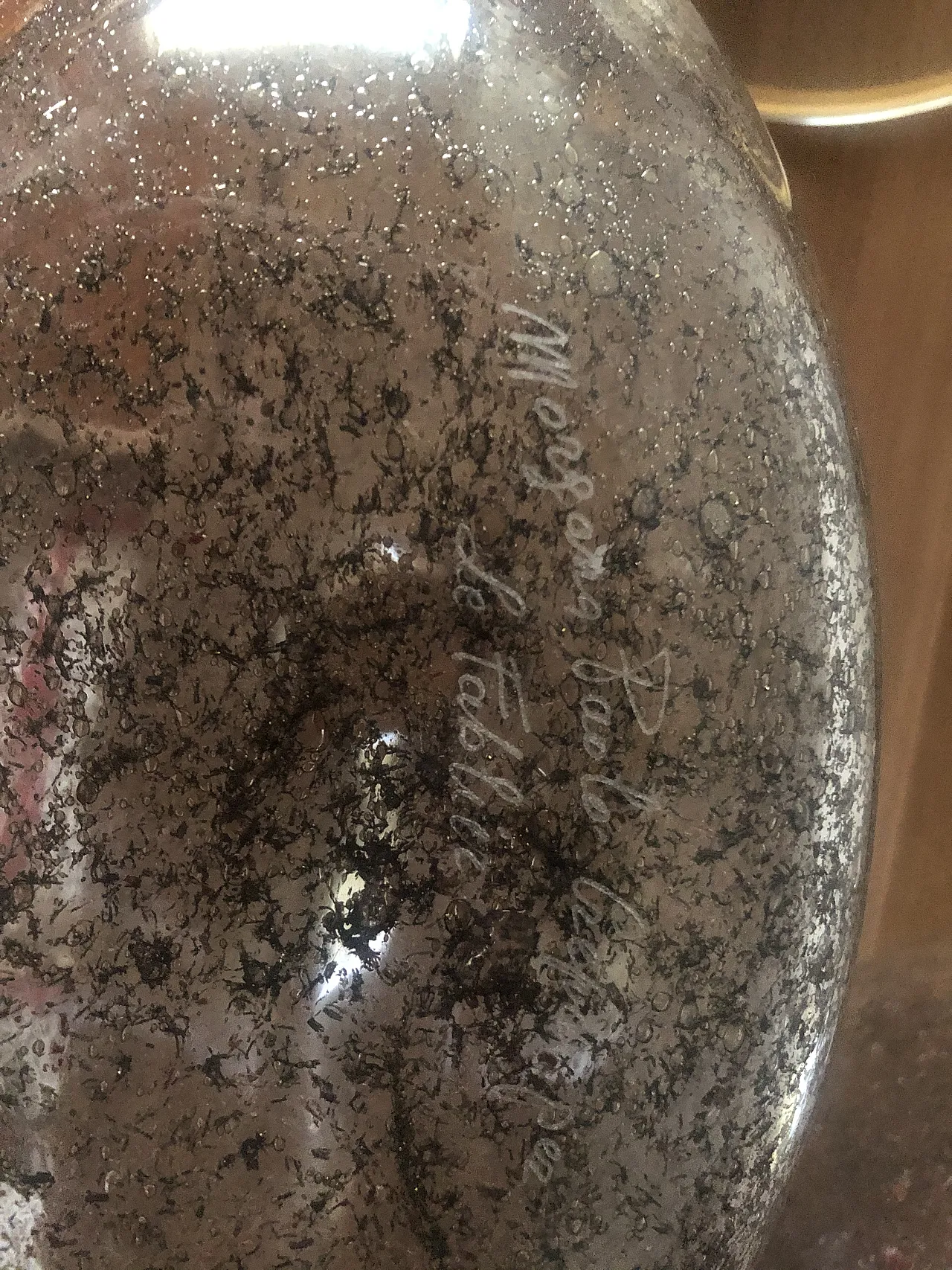 Vaso in vetro di Murano con filamenti organici di Paolo Crepax, 2000 6