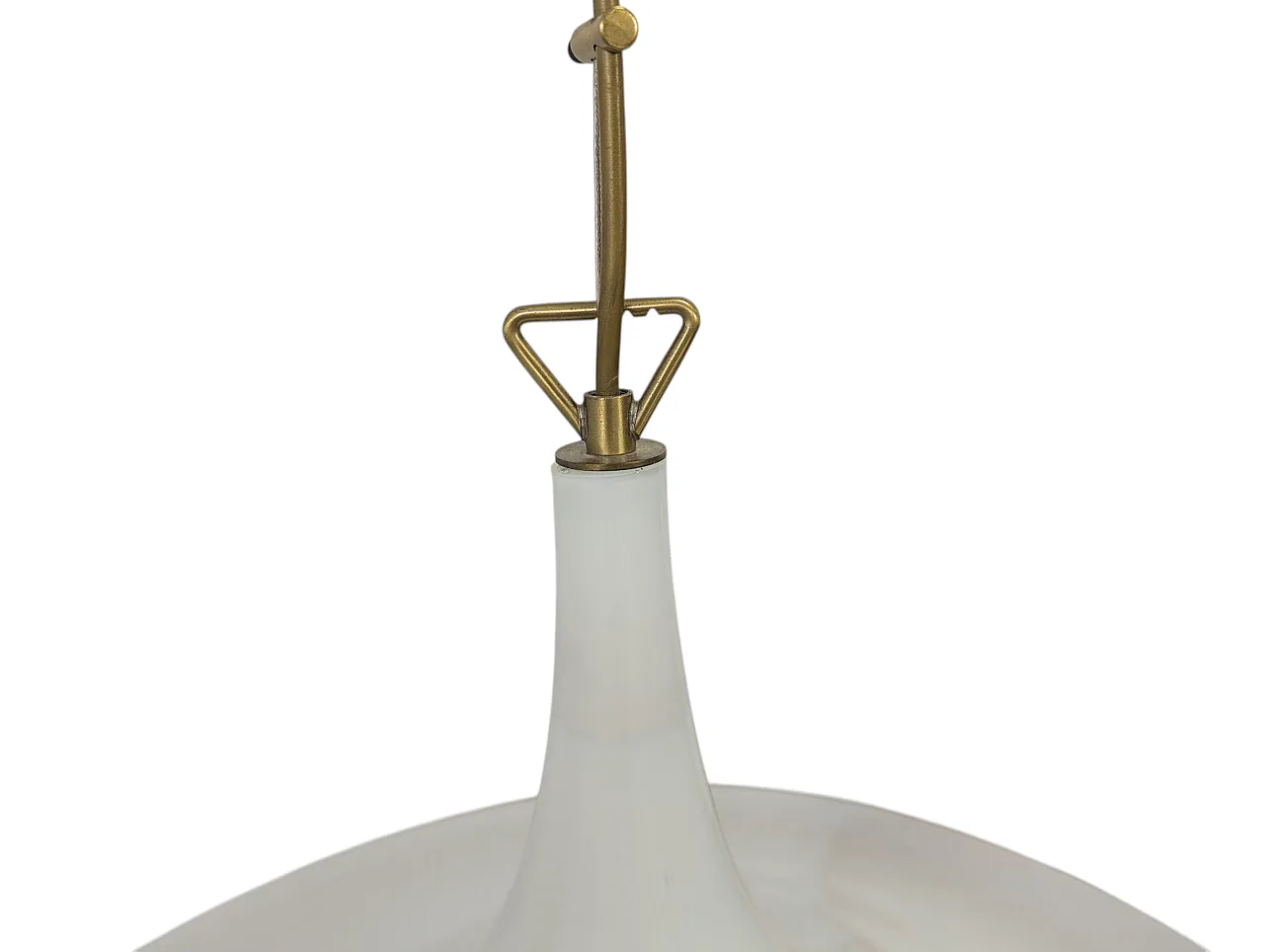 Murano glass amber cone chandelier from the 1970s 2