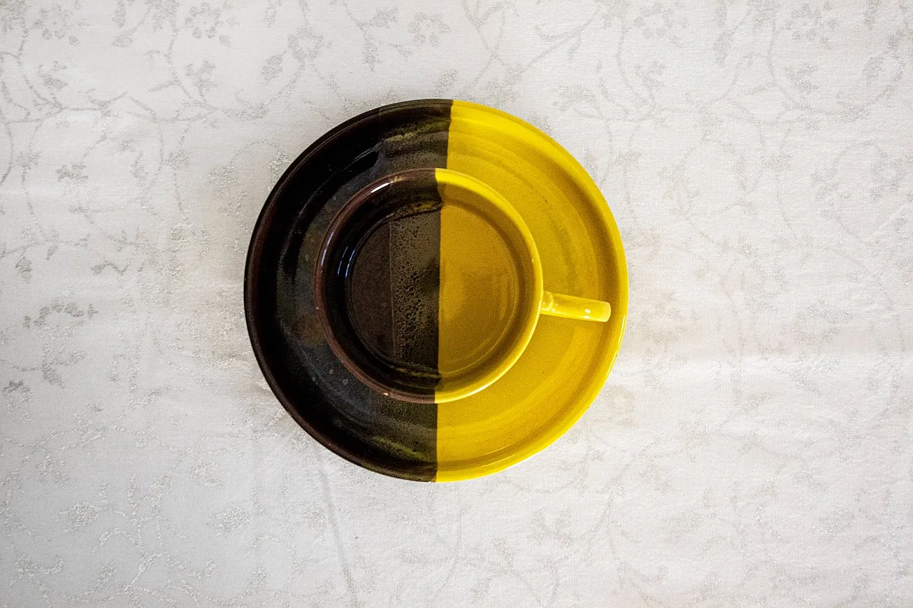 Set da caffè in ceramica di SIC Ceramiche Artistiche, anni '70 3