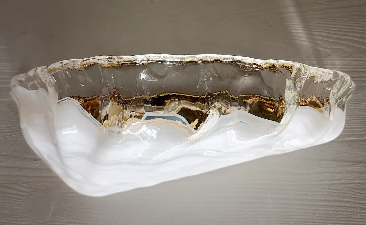 Coppia di applique a conchiglia in vetro di Murano La Murrina, anni 90 2