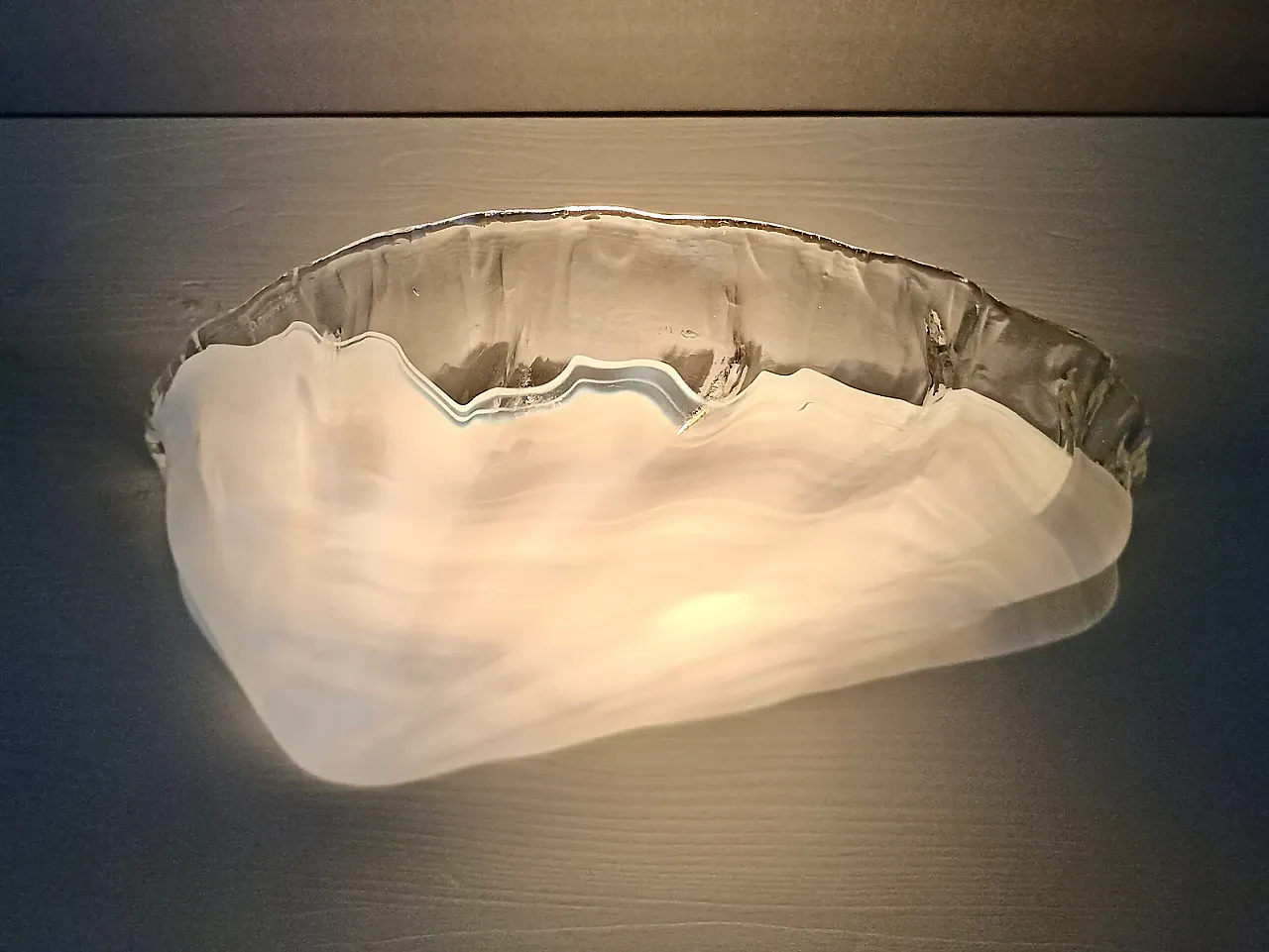 Coppia di applique a conchiglia in vetro di Murano La Murrina, anni 90 4