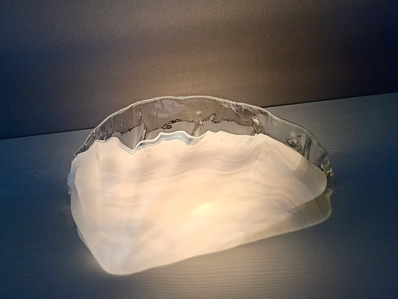 Coppia di applique a conchiglia in vetro di Murano La Murrina, anni 90 5