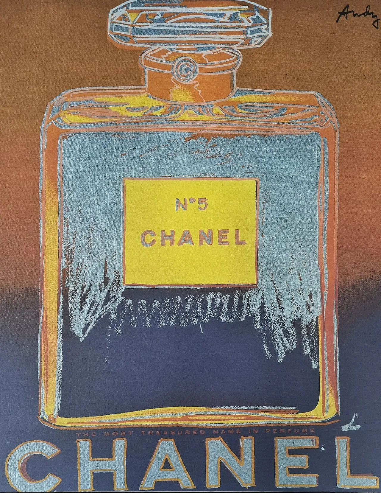 Chanel No.5 by Andy Warhol, lithograph, limited edition, 20th century 2